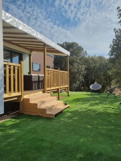 Charmant Et Spacieux Mobil Home Rocbaron Exterior foto